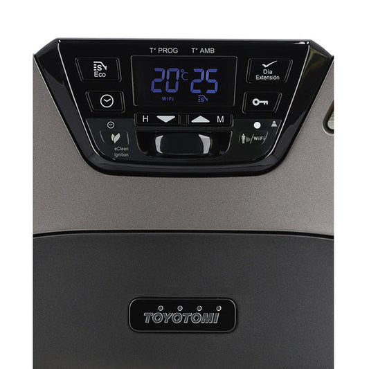 Estufa a Kerosene Láser Wi-Fi 3,2 kW LC-34W Metallic